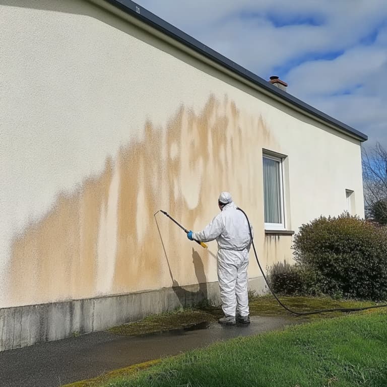 Nettoyage façade maison à Brest et Finistère - Solutions & Rénovations